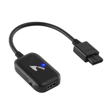 10 БР. Композитен конвертор с резолюция 1080P, съвместима с HDMI, за N64/NGC/SNES/SFC за игра GameCube конзола, съвместим с HD кабел