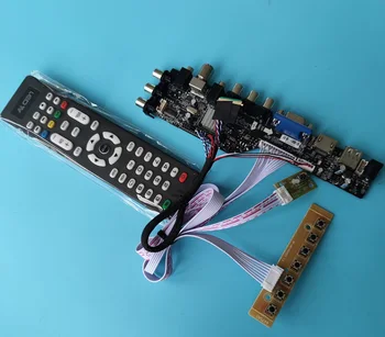 за B156XW02 1366X768 TV VGA USB 3363 цифров пакет, съвместим с HDMI AV 40pin LVDS DVB-T сигнал 15,6 