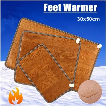 Електрическа топло за краката, топло топло за краката, етаж килим с подгряване, подложка за домашния офис, топли инструменти за нагряване на краката, домакински инструменти за нагряване