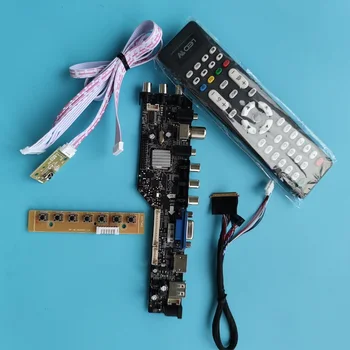 Комплект за LP173WD1 (TL) (C1) Такса led контролер, TV VGA USB 1600X900 DVB-T сигнал, съвместим с HDMI AV 17,3