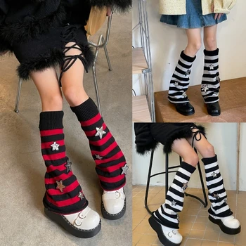 Дамски гети на ивици-чорапи в стил Лолита 