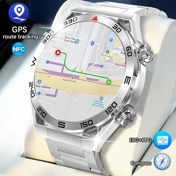 2023 Нов GPS спортен тракер, умни часовници за фитнес, мъжки Bluetooth часовници за разговори, компас, NFC ECG + ТОЧКИ, умни часовници за здравето на Huawei