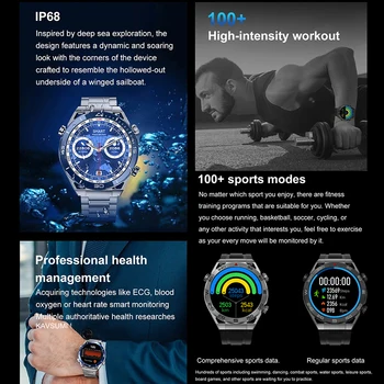2023 Нов GPS спортен тракер, умни часовници за фитнес, мъжки Bluetooth часовници за разговори, компас, NFC ECG + ТОЧКИ, умни часовници за здравето на Huawei 2023 Нов GPS спортен тракер, умни часовници за фитнес, мъжки Bluetooth часовници за разговори, компас, NFC ECG + ТОЧКИ, умни часовници за здравето на Huawei 5
