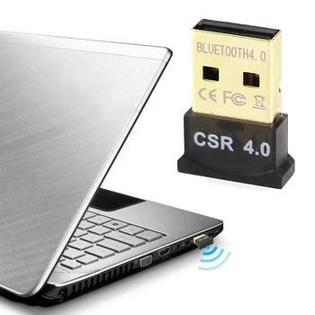 Powstok USB Bluetooth Адаптер V4.0 Двухрежимный Безжичен Ключ с Безплатен драйвер USB2.0/3.0 20 м 3 Mbps за Windows 7 8 10 XP и Vista