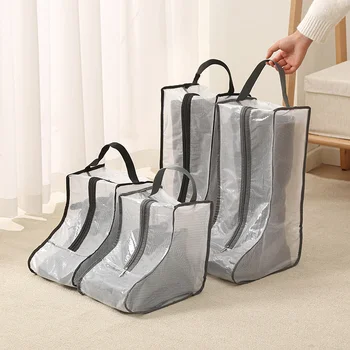 Прахозащитен непромокаеми обувки, чанта за съхранение на преносим органайзер за обувки, чанта с цип държач за защита на обувки за пътуване, чанта-органайзер за кабинет