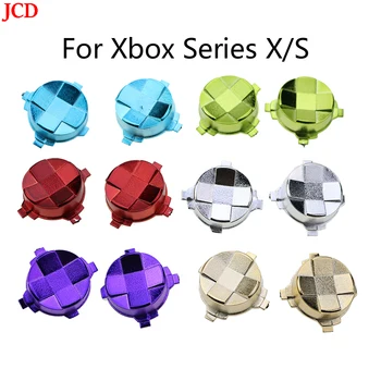 JCD 1 бр. хромирани бутони за посока на D-Pad, алуминиеви облицовки, подмяна на клавиш за аксесоари контролер Xbox X series/S