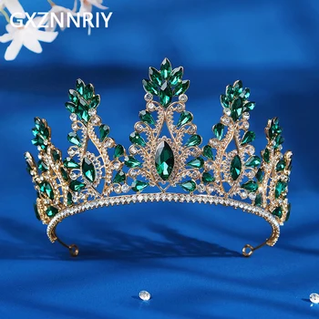 Модни crystal crown, диадеми и короната от планински кристал за жените, аксесоари за младоженци, сватбена украса за коса, прическа за булката, подарък за парти