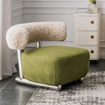 Модерни кресла-и възглавници за деца, уникални столове за дневна за възрастни, сладък меки еднослоен декорации за интериора