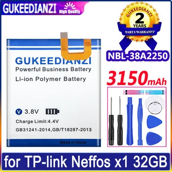 Нов 3150 mah NBL-38A2250 Сменяеми батерии За TP-link Neffos X1 32 GB, TP902A Батерия за мобилен телефон с Високо качество Bateria 