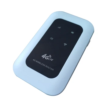 LTE 4G рутер Wifi ретранслатор 4G слот за SIM-карти модем-ключ Рутер 150 Mbps безжичен рутер Бял