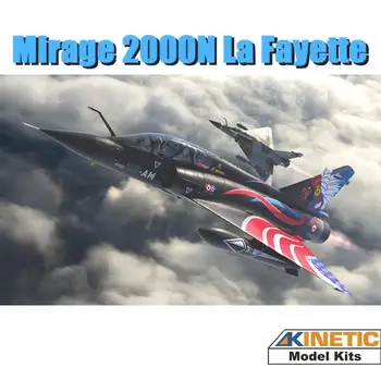 Колекция от модели Kinetic K48124 в мащаб 1/48 Mirage 2000С La Fayette (САЩ)
