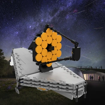 JWST Космически Телескоп Джеймс Уэбба градивните елементи на Moc Мащаб 1:110 500 бр. Космическа модел Комплекти Играчки Детски играчки