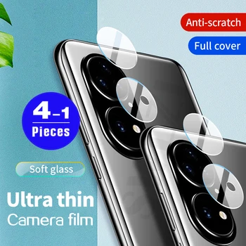 1-4 бр. Защитно фолио за обектив с пълно покритие за камерата Huawei P50, защитно фолио за екрана huawei P40 P30 P20 pro plus lite E, Защитно стъкло за камера