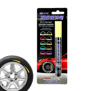 Маркер за гуми, писалка за рисуване, маркер за автомобилни гуми, маркери за автомобилни гуми, водоустойчив дръжка за автомобилни гуми, подходящи за гума, метал