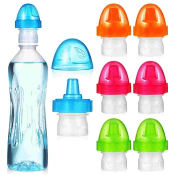 8 бр., бутилка за вода, силиконови шапки за деца, адаптер от силикагел за деца