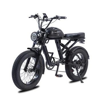 Электровелосипед в ретро стил, электровелосипед мощност 750 W/1500 W 18/23AH, литиева батерия за электровелосипеда, мотоциклет, за да се движат по неравен терен със скорост 45 км/ч
