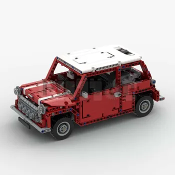 MOC-3220 Classic Cooper с бял покрив от Артемия Зотова, модел градивен елемент, електрическа играчка-пъзел, детски подарък