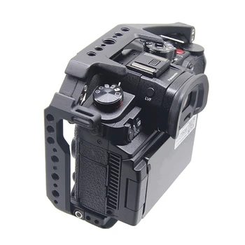 Рамка камера, вградена быстроразъемная плоча Arca-Swiss с дупки за резби 1/4 за Panasonic LUMIX GH6 Рамка камера, вградена быстроразъемная плоча Arca-Swiss с дупки за резби 1/4 за Panasonic LUMIX GH6 4