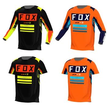Мъжка риза за скоростно спускане, Майк, за планински Велосипед, Майк за мотокрос МТБ FOX ПРИЛЕП, Бързосъхнеща Дишаща тениска Camiseta за мотокрос