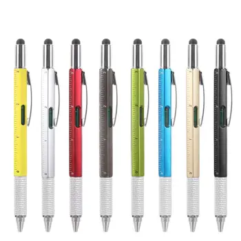 Многофункционална емкостная дръжка с отвертка, химикалка писалка за спиртовом ниво, сетивни приспособления за екрана на мобилен телефон, строителни инструменти