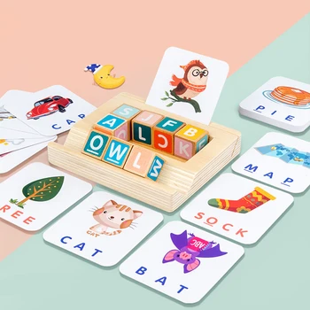 Детски образователни играчки Контролни картинки Игри с писането на думи Математически операции разпознаване на букви подходящи играчки, подаръци за деца