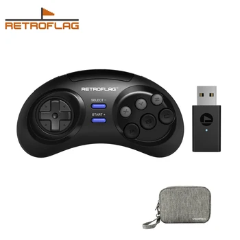 Retroflag Classic 2.4 G контролер-M Безжична игра геймпад за Nintendo Switch Windows MD Mini/Mini 2 и конзоли Raspberry Pi