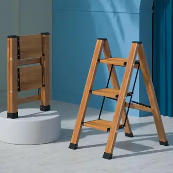 Модерен дизайн, стремянка, преносими домакински стълби, телескопична сгъваема алуминиева стълба-часова рецепция Модерен дизайн, стремянка, преносими домакински стълби, телескопична сгъваема алуминиева стълба-часова рецепция 4