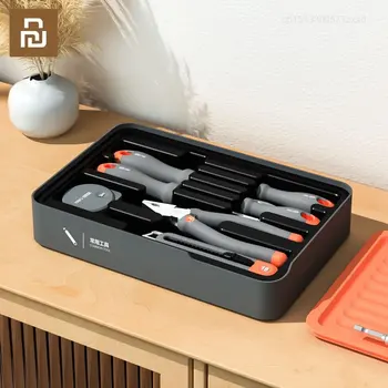 Набор от инструменти за електрозахранване Xiaomi Deli, набор от ръчни инструменти за поддръжка у дома комплект гаечных ключове, клещи, отвертки, комбиниран инструмент
