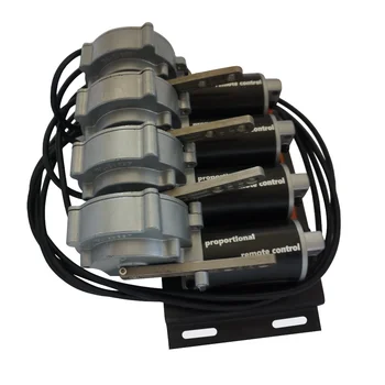 Водоустойчив 4 джойстика съединител линеен двигател съединител безжични пропорционален кран дистанционно управление