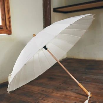 Новости китайски винтажного чадър Минималистичен подсилени дълъг чадър, устойчиви на вятъра, ветрозащитный Paraguas Hombre Home Garden