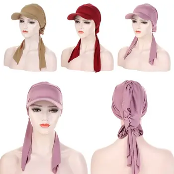 Модерен слънцезащитен женски кърпичка за увиване на главата, шапки-тюрбани, мюсюлмански новости. Модерен слънцезащитен женски кърпичка за увиване на главата, шапки-тюрбани, мюсюлмански новости. 3