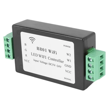GTBL 5X H801 RGBW led Контролер Wi-Fi Led Контролер RGB DC5-24V Вход За 5050 2835 3528 SMD Led Лента led лента