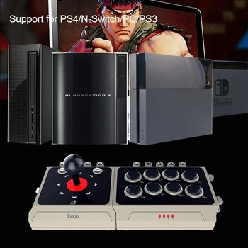 Боен джойстик Ipega PG-9221, разделени на 2 части, геймпад за игра за управление на Playstation 4 PS4 Nintendo Switch