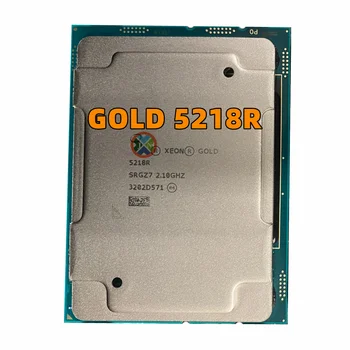 Се използва Gold 5218R SRGZ7 2.1ghz 20-Ядрен 40-Стрийминг процесор Smart Cache обем 27,5 MB процесор 125 W LGA3647 Gold 5218R