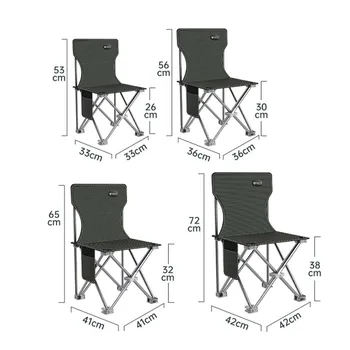 Многофункционални сгъваеми столове за риболов, преносими, удобни, трайни столове за риболов, къмпинг Многофункционални сгъваеми столове за риболов, преносими, удобни, трайни столове за риболов, къмпинг 5