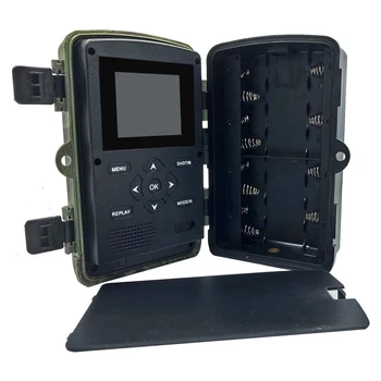 Ловна камера PR1000 16MP 1080P, инфрачервена камера за проследяване с 34 инфрачервени лампи за лов на диви животни на открито Ловна камера PR1000 16MP 1080P, инфрачервена камера за проследяване с 34 инфрачервени лампи за лов на диви животни на открито 3