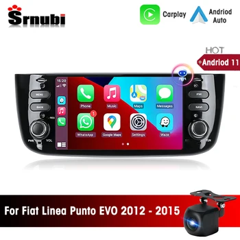 Srnubi 2Din Android 11,0 Автомобилен Радиоприемник за Fiat Linea, Punto EVO 2012-2015 Мултимедиен Плейър GPS Навигация Carplay 6,2 'Главното Устройство