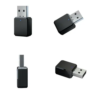 1x Bluetooth съвместим адаптер аудиоприемника 5.1 3.5 мм Aux кабел аудиоприемник с двоен изход 3.5 мм AUX USB, безжичен 1x Bluetooth съвместим адаптер аудиоприемника 5.1 3.5 мм Aux кабел аудиоприемник с двоен изход 3.5 мм AUX USB, безжичен 1