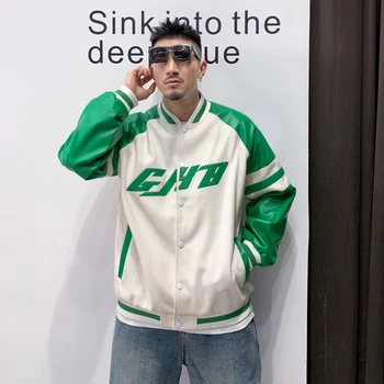 Мъжки hoody в стил харадзюку, палто с надпис Air Pilot, бейзболни палта, мъжко яке, за да колеж в стил хип-хоп