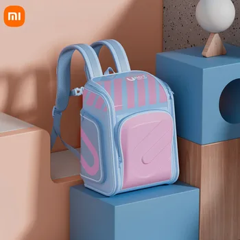 Xiaomi нова детска раница с окачване за намаляване на теглото, детски чанти, водоустойчиви леки ученически чанти, защита на врата, светоотражающая ивица