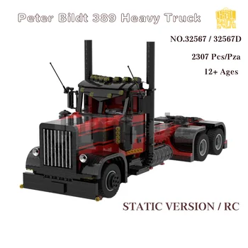 Moc-32567 Питър Бильдт 389 Модел Тежък Камион С Рисунки във формат PDF Строителни Блокове Тухли Детски Играчки 