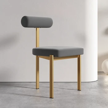 Минималистичные Луксозни трапезни столове скандинавски модерен дизайн Прозрачни столове от естествена кожа Cadeiras De Jantar Мебели в китайски стил