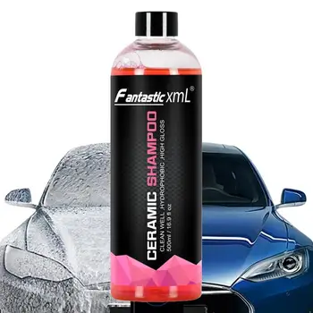 Керамична пяна за измиване на автомобили Керамично покритие средство за полиране на автомобили Керамично сапун за измиване на автомобили, за да проверите за обяснения възстановява боя и керамика