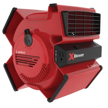 Многопозиционный универсален вентилатор Lasko X-Blower с USB порт, X12900, червен