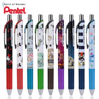 Япония Pentel Гел химикалка New Cartoon Limited Бързосъхнеща черна дръжка BLN75 Учебни пособия за студенти Офис химикалка за подпис Сладък канцеларски материали