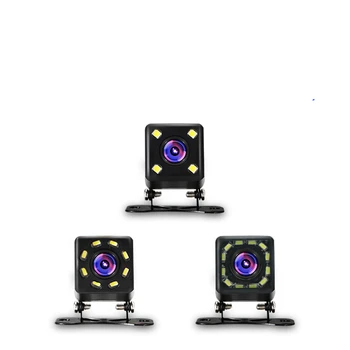 4 led камера за нощно виждане за обратно виждане Универсален резерв парковочная камера за задно виждане Водонепроницаемое 170 широкоугольное цветно изображение на HD