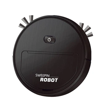 2X автоматичен робот-прахосмукачка 3-В-1 Умна безжична подметально за почистване на улиците със зареждането на Интелигентен робот-прахосмукачка