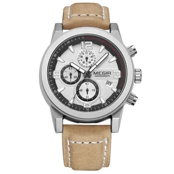 Кварцови часовници за мъже, оригиналната марка, луксозни мъжки спортни часовници, ръчни часовници с кожена каишка, светещи ежедневни часовници Reloj Hombre