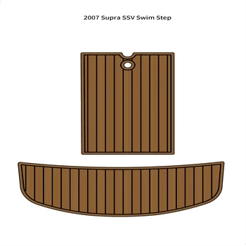 2007 Supra SSV Плавательная платформа Step Mat Boat подложка за подови настилки от изкуствена пяна EVA от тиково дърво