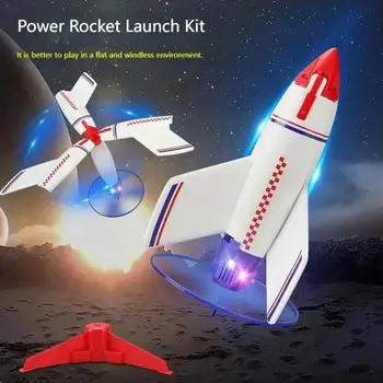 Акумулаторна батерия комплект за стартиране на ракети с храна, играчки за деца, летящ модел с електрически ракета с високо въртене, децата на открито, децата O2O2